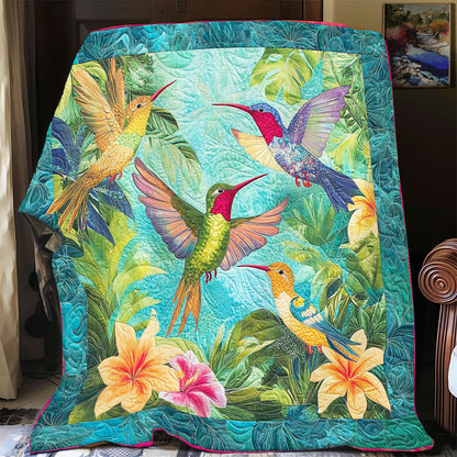Hummingbird Tropical Forest WP2008033CL Quilt