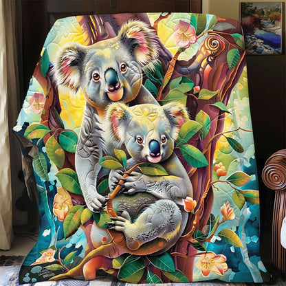 Koala Family WP1308016CL Quilt