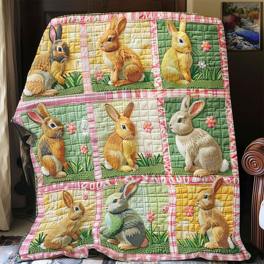 Little Farm Bunny WP2108021CL Quilt