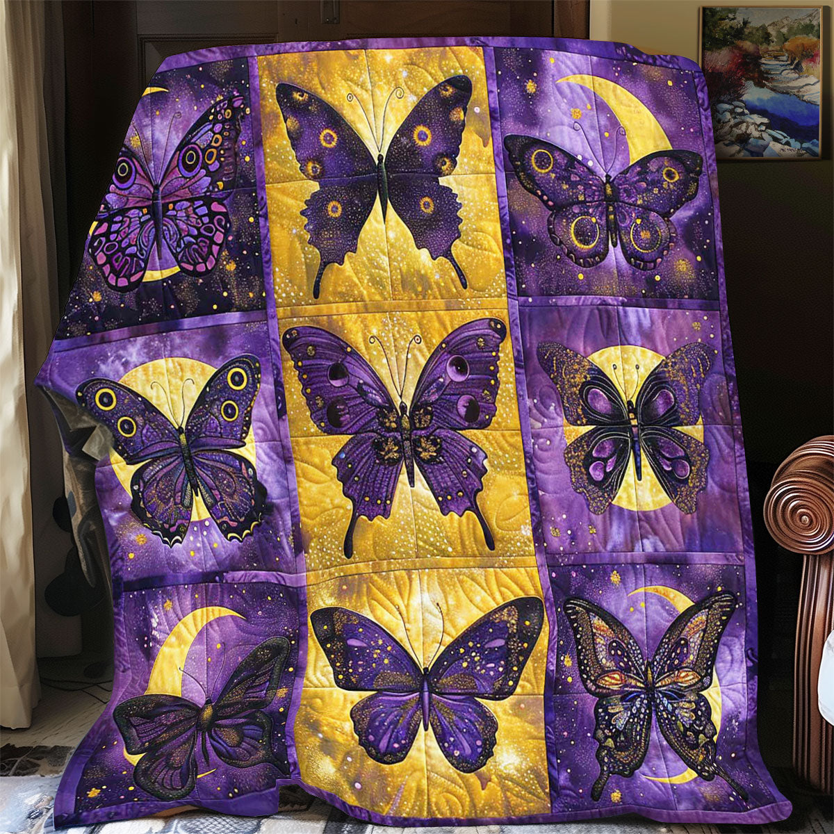 Moonlight Butterfly Collection WP2008040CL Quilt