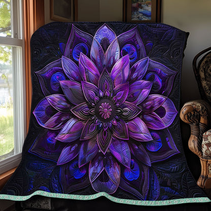 Poisonous Purple Flower WP2208022CL Quilt