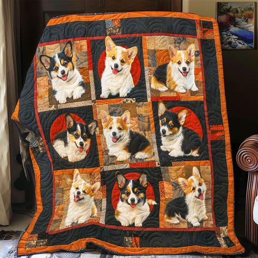 Puppy Corgi Collection WP2008044CL Quilt