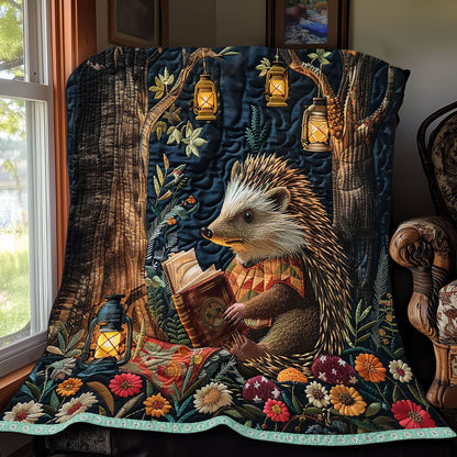 Reading Cute Hedgehog WP0509037CL Quilt