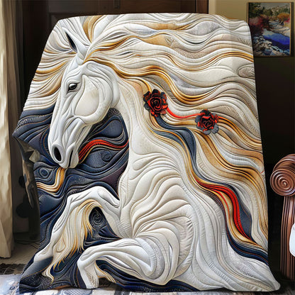 Red Royal Horse WP2108036CL Quilt