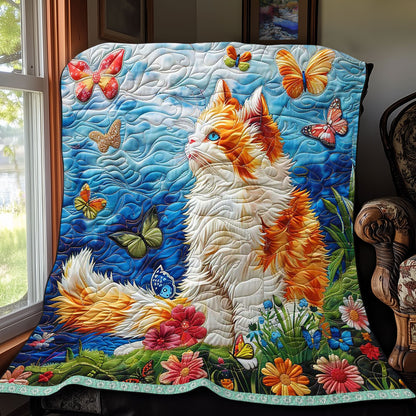 Romantic British  Cat WP2208024CL Quilt