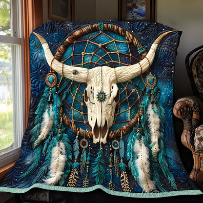 Skull Native American WP2208033CL Quilt