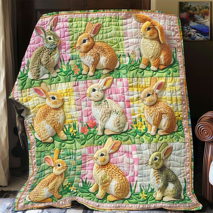 Spring Bunny WP2108038CL Quilt