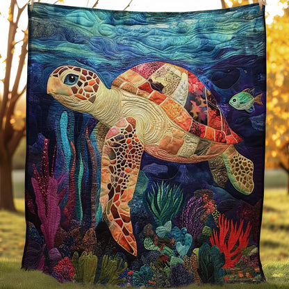 Tropical Sea Turtle WP0508033CL Quilt