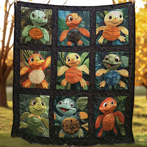 Turtle Cute Forest WP0208023CL Quilt