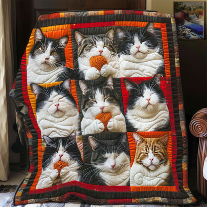 Tuxedo Cat Collection WP1408017CL Quilt