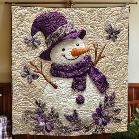 Vintage Snowman Decoration WP2511001CL Quilt