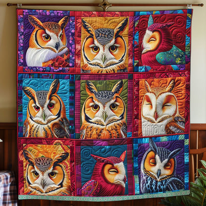 Abstract Owl Album WP3008030CL Quilt