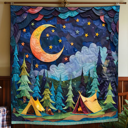 Camping Night Patchwork WP0509005CL Quilt