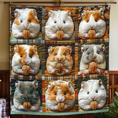 Chubby Hamsters Nut WP3008040CL Quilt