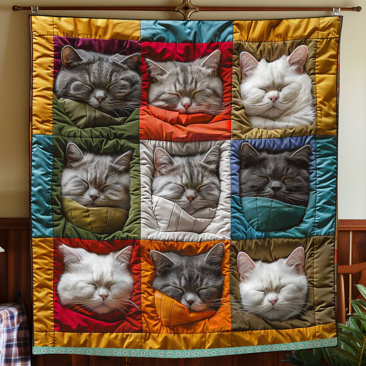 Cozy Cat WP0409011CL Quilt