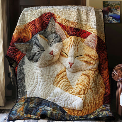 Cuddling Cat WP0608006CL Quilt