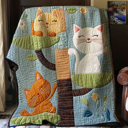 Cute Cat Tree WP0608016CL Quilt