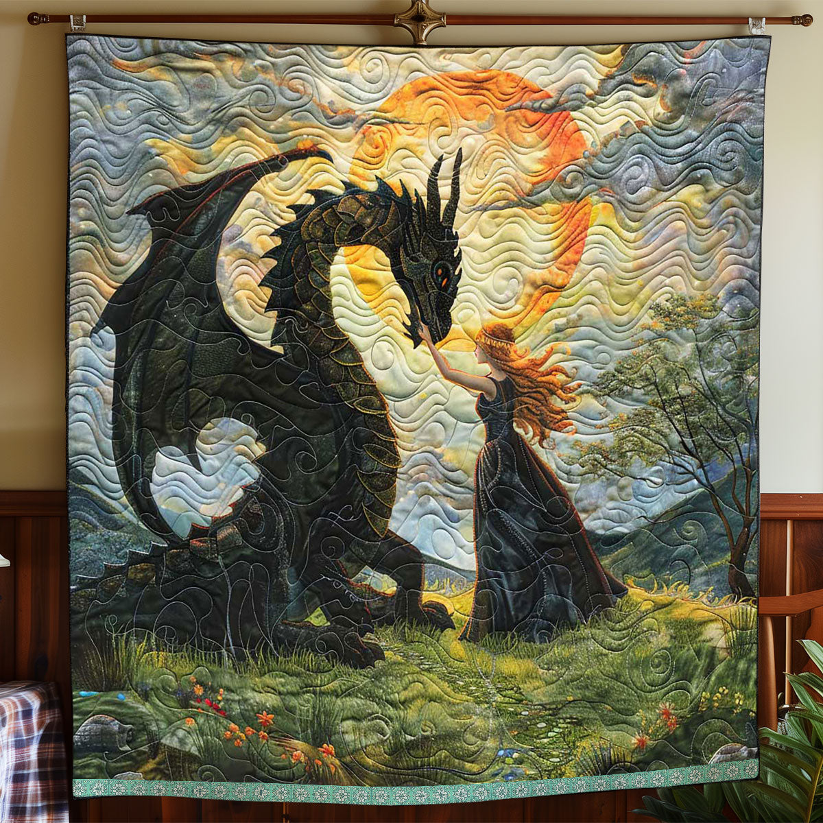 Dragon Spirit WP0409015CL Quilt