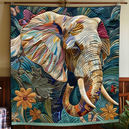 Elephant Jungle WP0409016CL Quilt