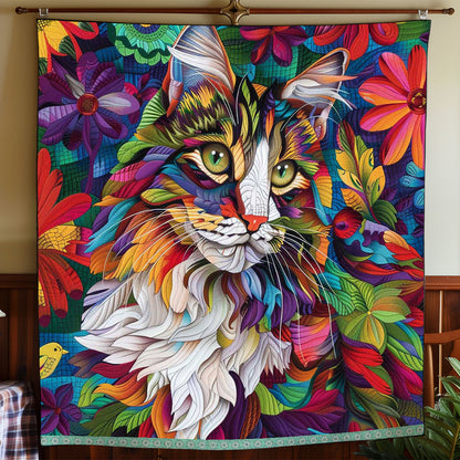 Floral Maine Coon WP0409020CL Quilt