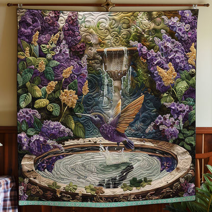 Fountain Hummingbird WP0909010CL Quilt