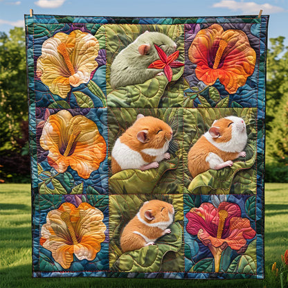 Hamster's Flower House WP2008030CL Quilt