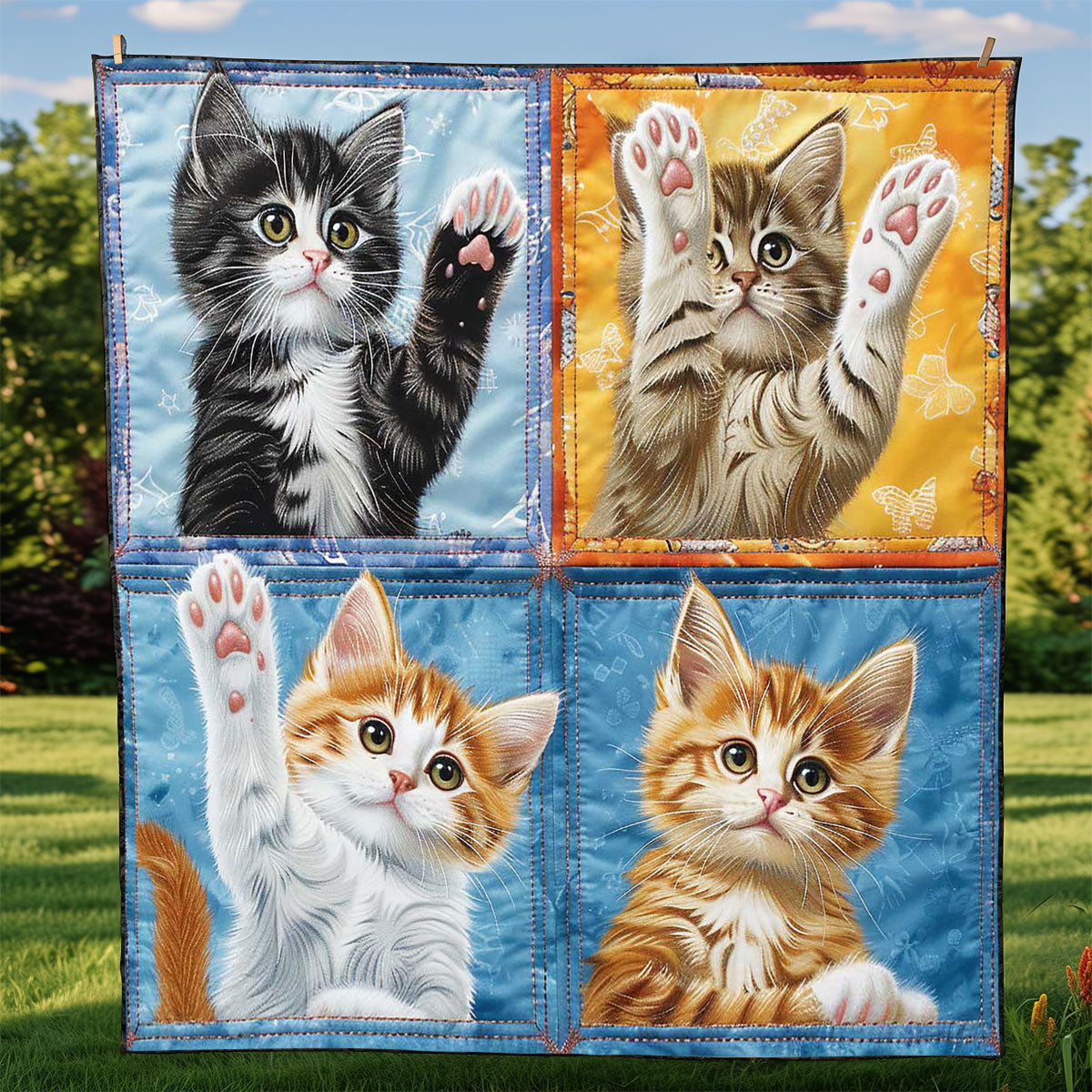 Hi 5 Kitten WP1308043CL Quilt