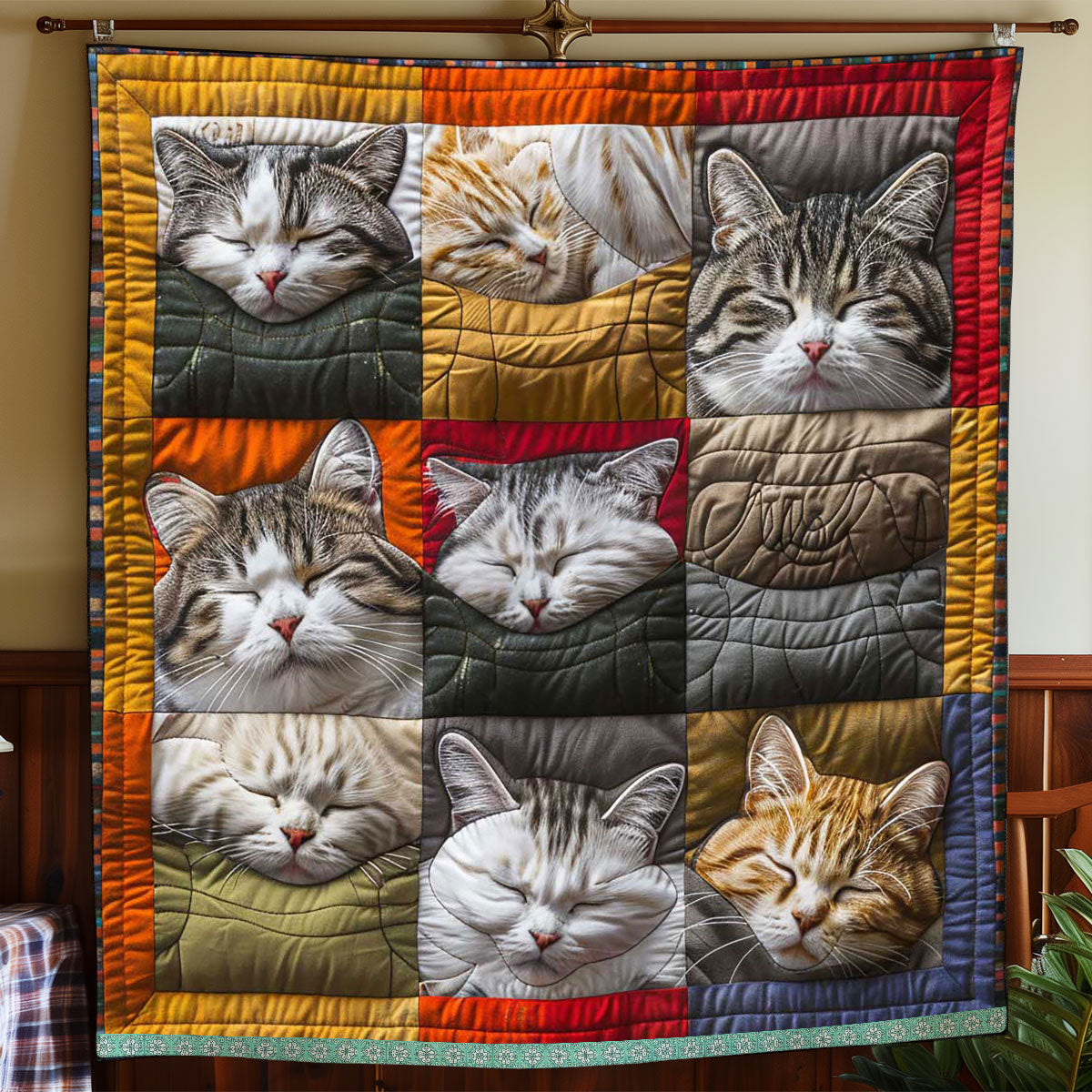 Homie Cat WP0409025CL Quilt