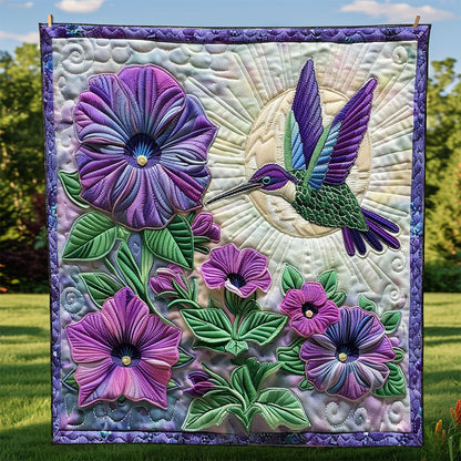 Hummingbird Blooming WP1308015CL Quilt