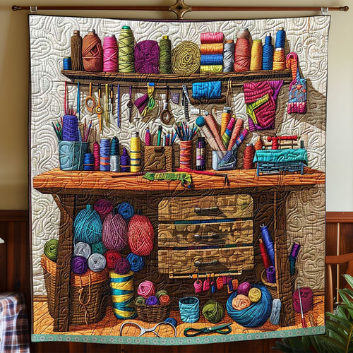Knitting Artist Workplace WP0509026CL Quilt