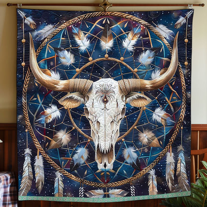 Native American Skull WP2208038CL Quilt