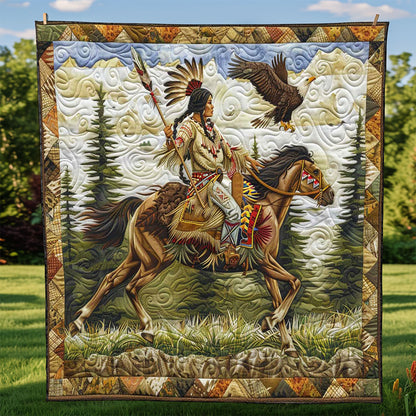 Native American Woman WP1308025CL Quilt