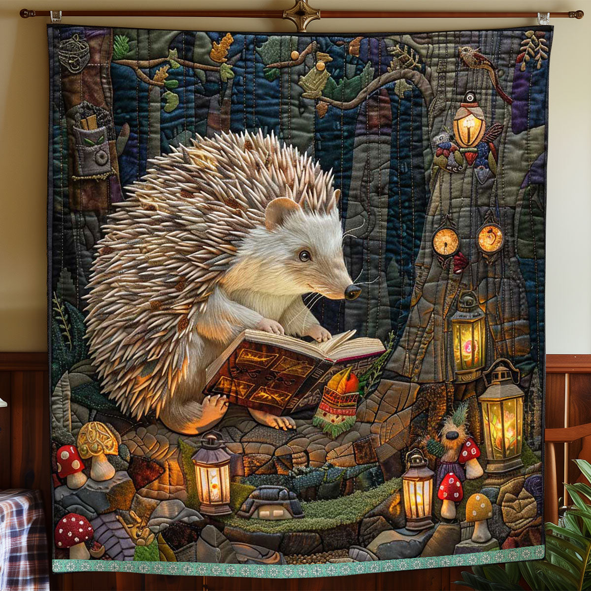 Nerd Hedgehog WP0509034CL Quilt