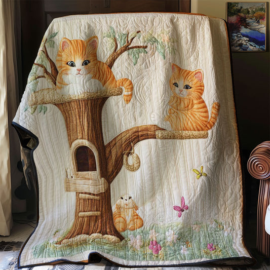 Orange Cat WP0608035CL Quilt