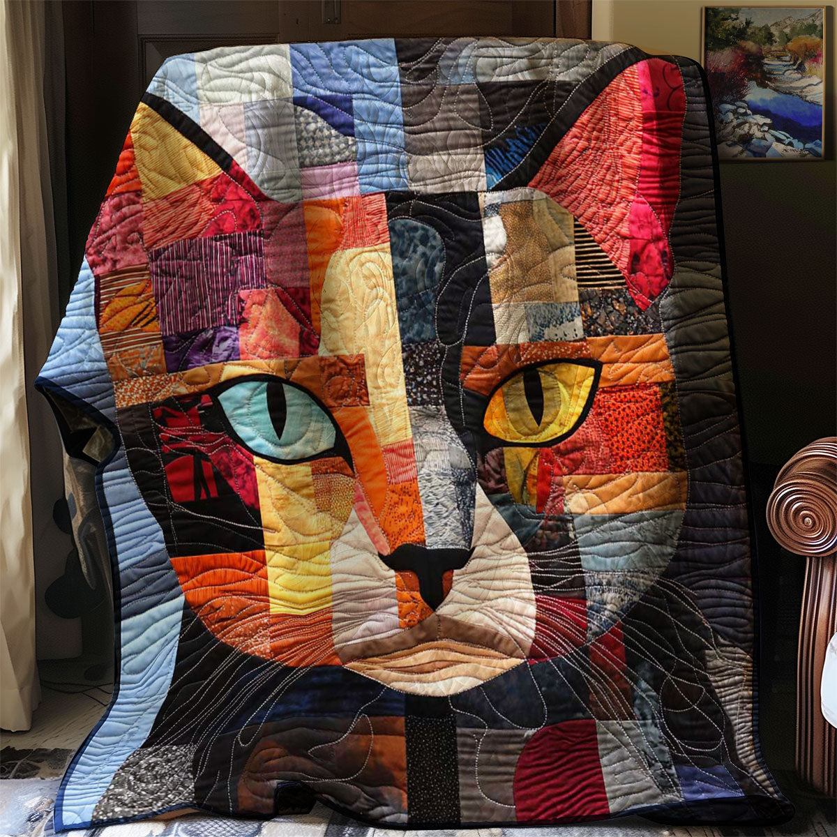 Patchwork Tabby WP0208002CL Quilt