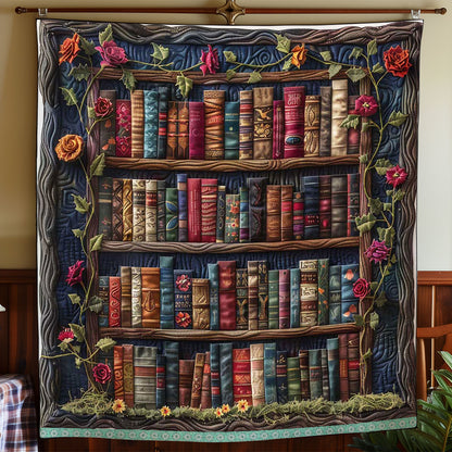 Rose Vine Bookshelf WP0509040CL Quilt
