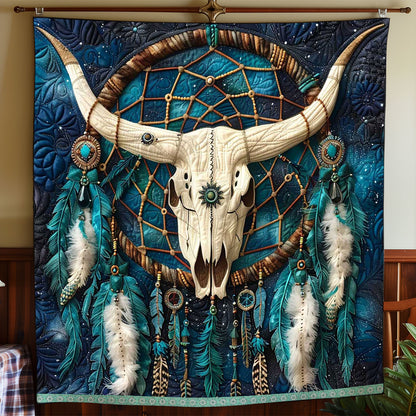 Skull Native American WP2208033CL Quilt