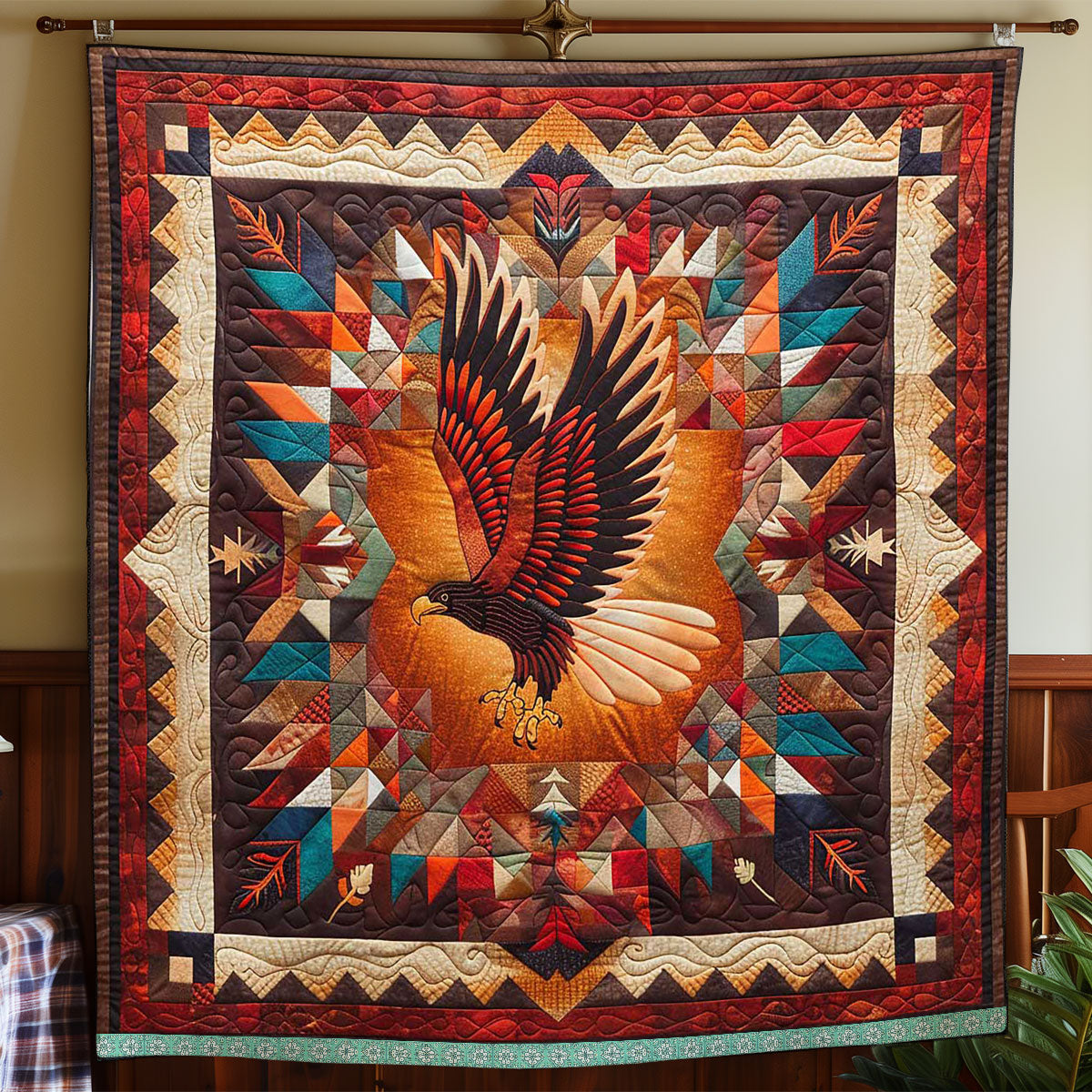 Sky Guardian Eagle WP0909017CL Quilt