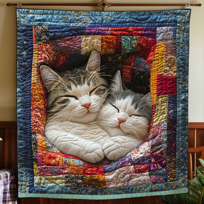 Sleeping Cuddle Cat WP0608020CL Quilt