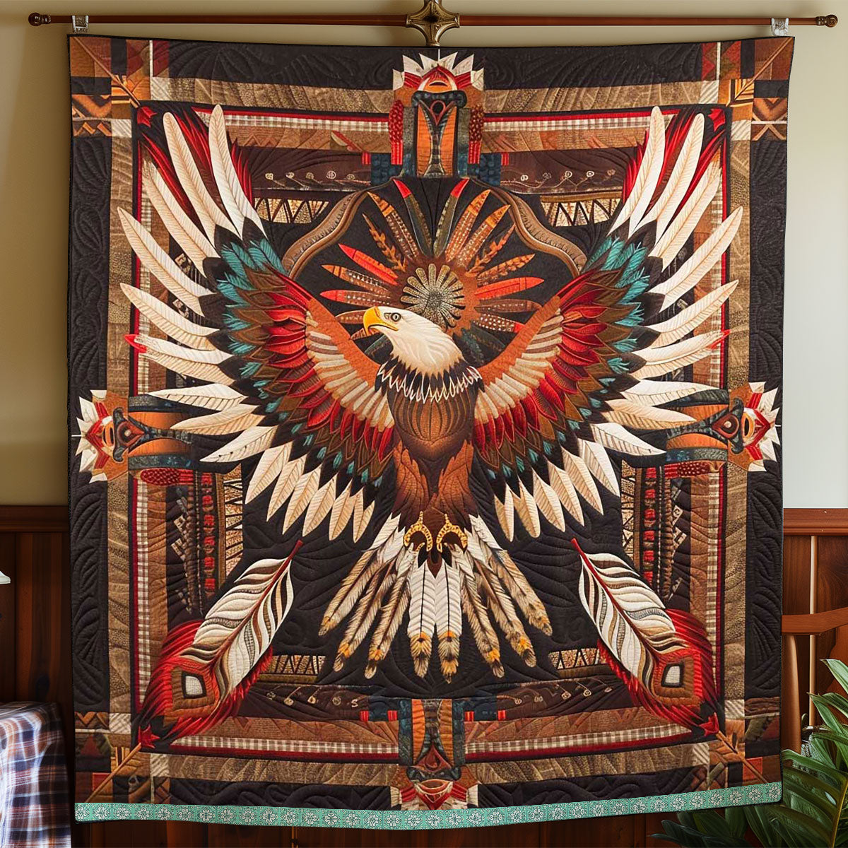 Soaring Spirit Eagle WP0909018CL Quilt