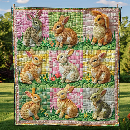 Spring Bunny WP2108038CL Quilt