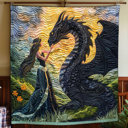 Sunrise Dragon Princess WP0409047CL Quilt