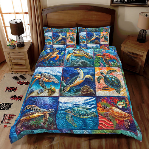 Turtle Haven WP0409049CL Duvet Cover Set