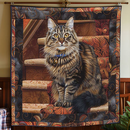 Cat Ancient Castle WP1408003CL Quilt