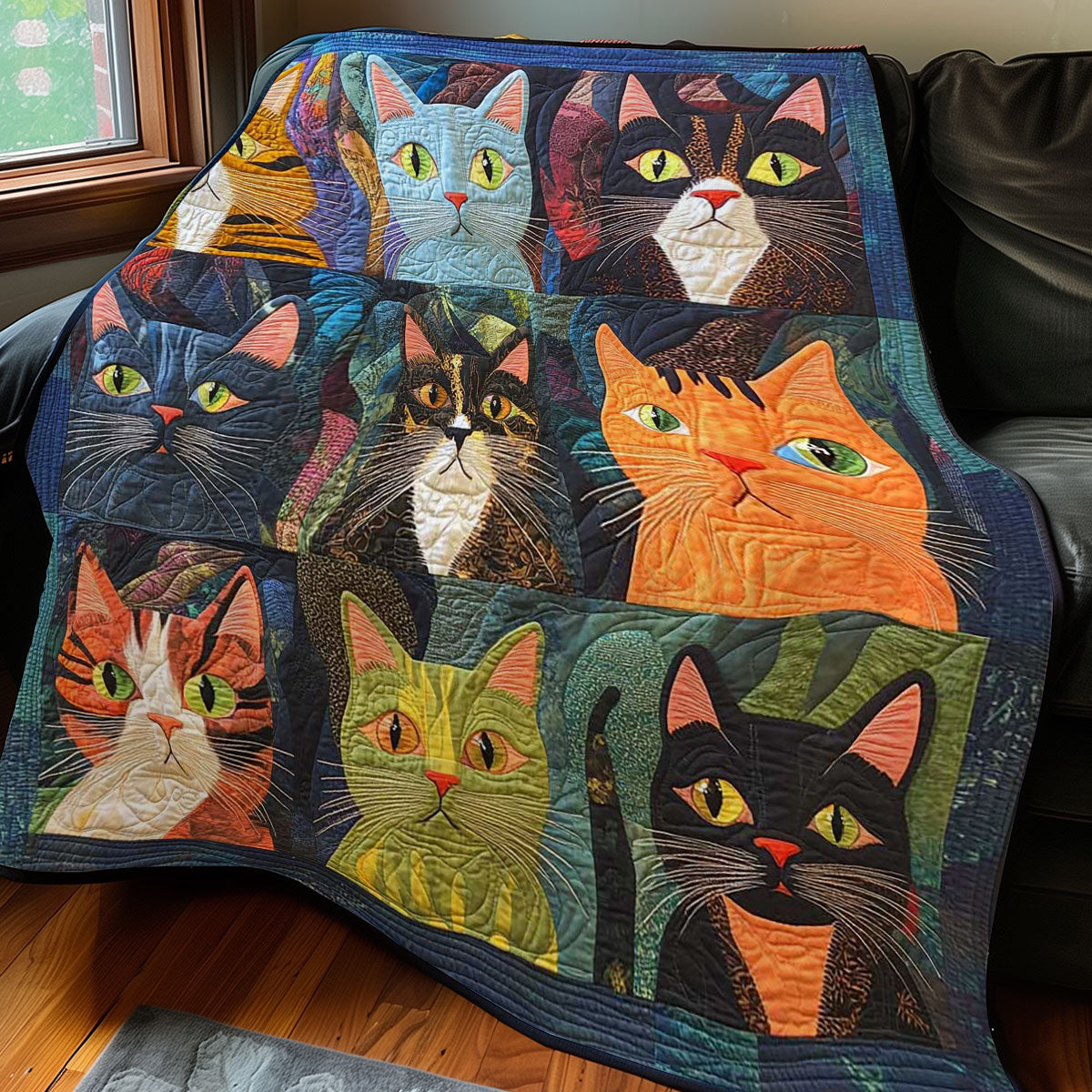 Cat Collection Portrait WP0508031CL Quilt