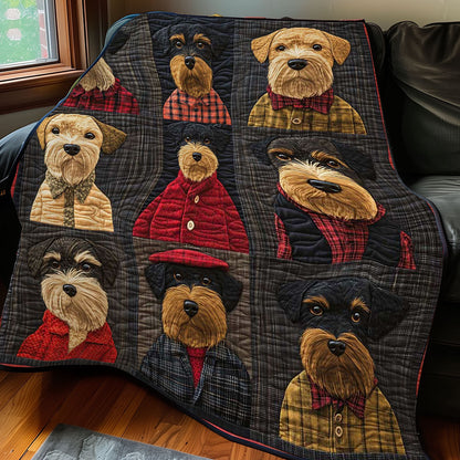 Collection Miniature Schnauzer WP0508028CL Quilt