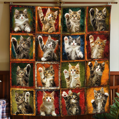 Collection Playing Cat WP1308046CL Quilt