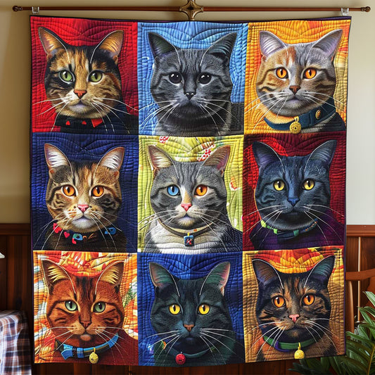 Colorful Tabby Collection WP1408005CL Quilt