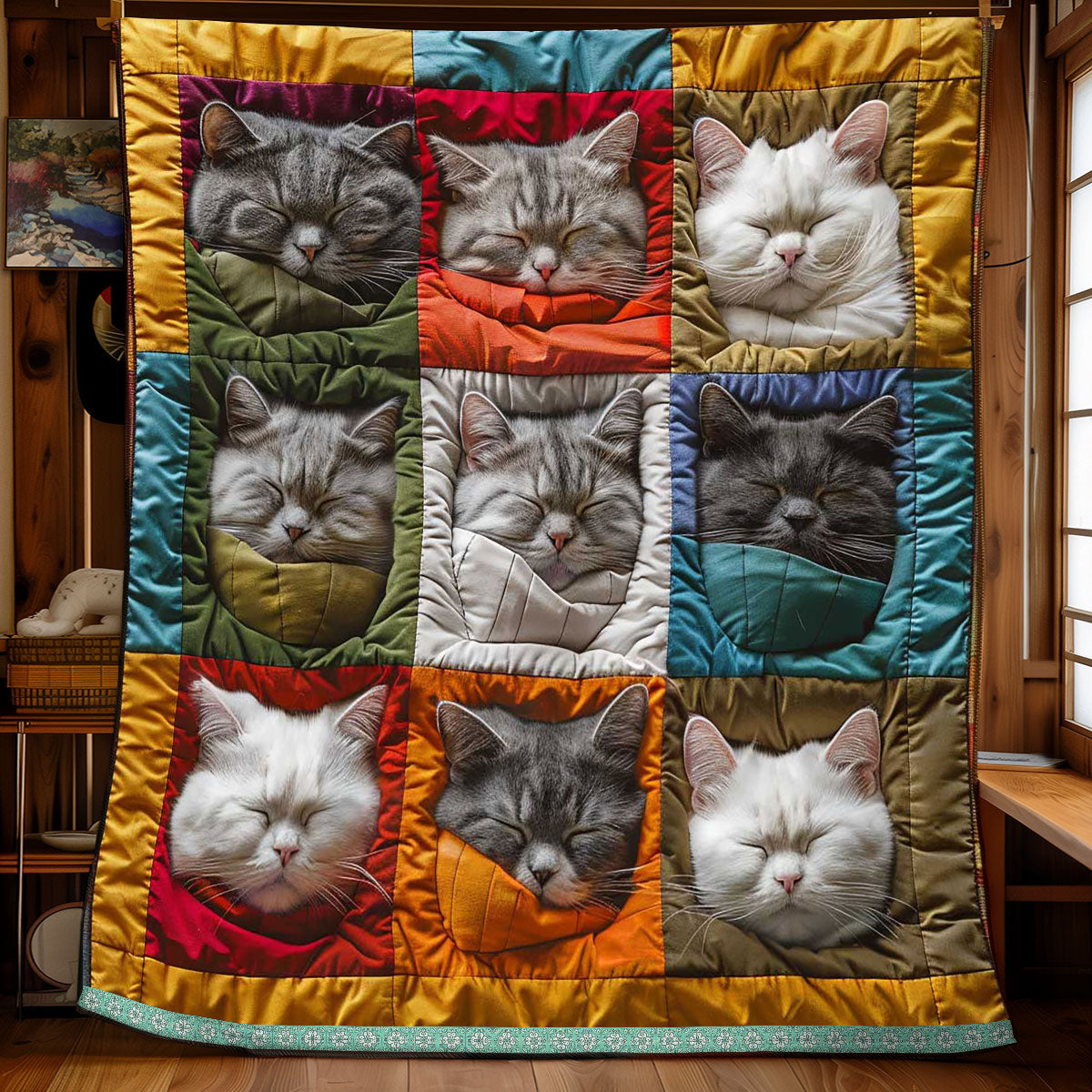 Cozy Cat WP0409011CL Quilt