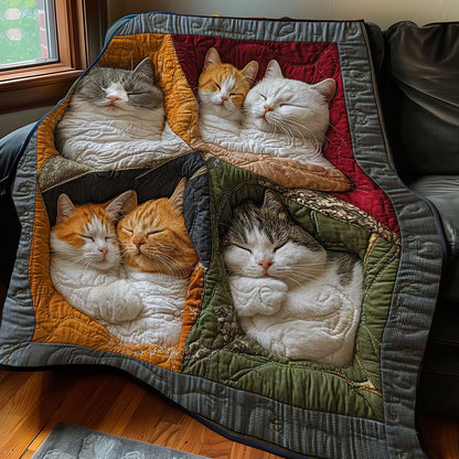 Cuddling Cat WP0608012CL Quilt